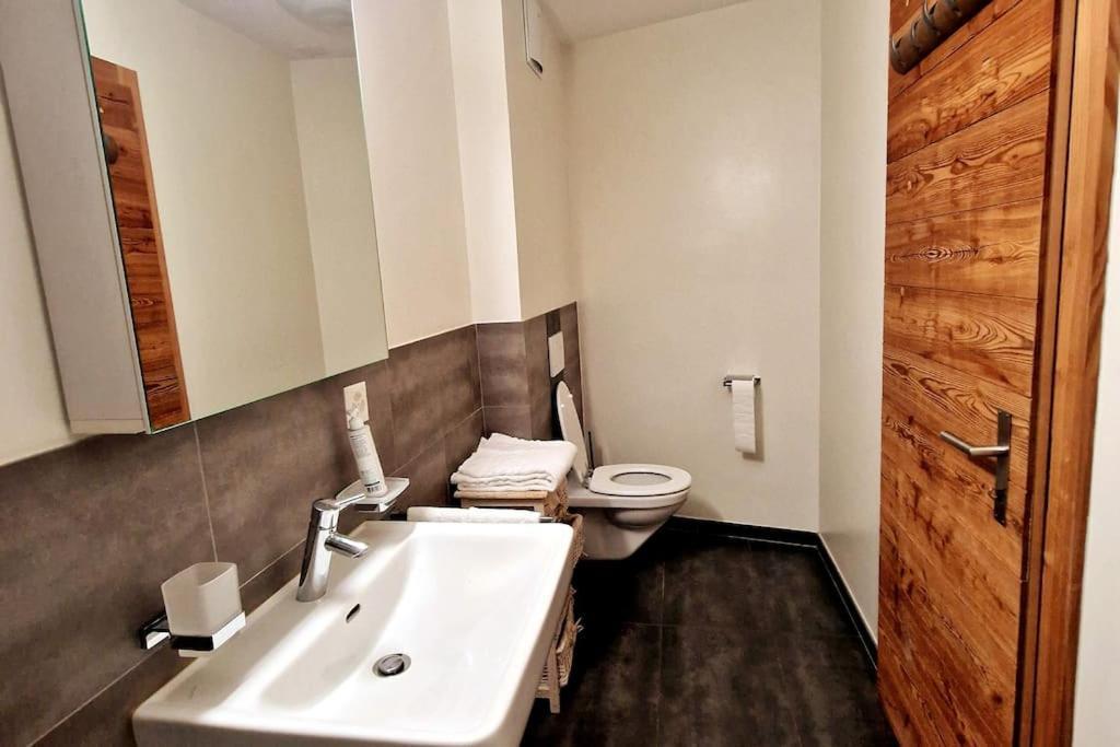 Superbe Appartement Champex-Lac Avec Piscine Et Sauna Extérieur photo
