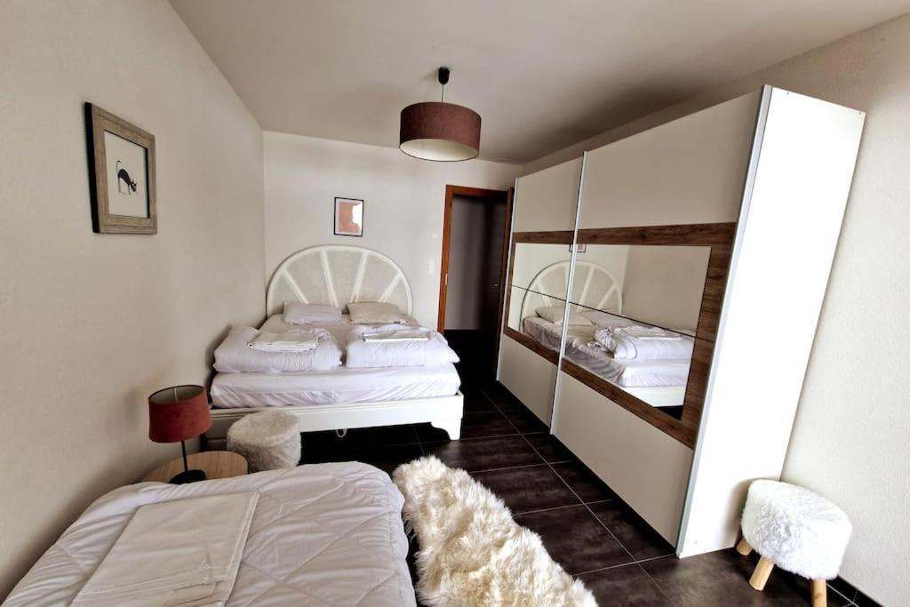 Superbe Appartement Champex-Lac Avec Piscine Et Sauna Extérieur photo