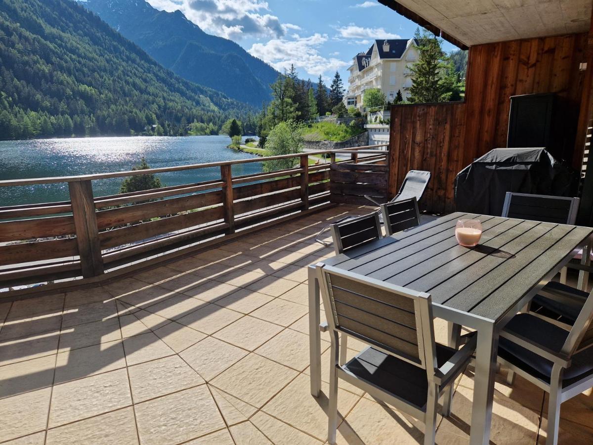 Superbe Appartement Champex-Lac Avec Piscine Et Sauna Extérieur photo